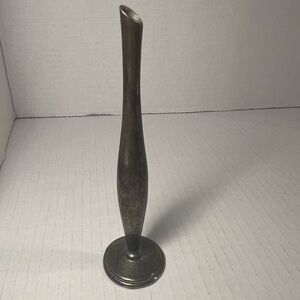 Vintage Metal Single Flower Vase
